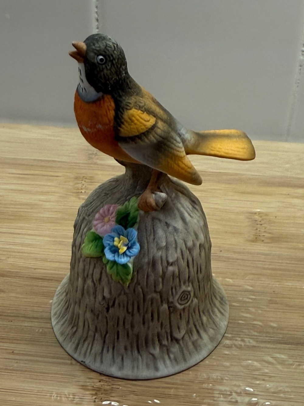 Bird on a bell, towle, bone china